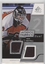 2008-09 SP Game Used Edition Authentic Fabrics Dual Ron Hextall #AF-RH 2d8