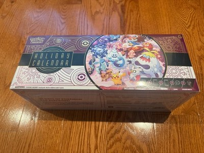 Pokemon TCG 2025 Christmas Holiday Calendar Brand New Sealed 8 Foil 6 Booster