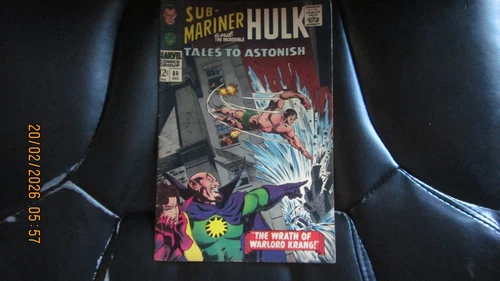 VINTAGE MARVEL COMICS TALES TO ASTONISH #86 DEC 1966 SUB-MARINER AND THE HULK