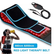 Red Near Infrared Light Therapy Waist Wrap Pad Belt Pain Relief 660nm  850nm US