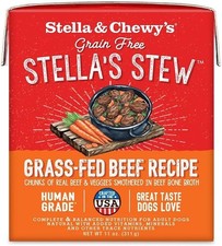 Stella  Chewy's Stella's Stew Grass-Fed Beef Recipe Wet Dog Food Pack of 12 