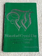 1982 Cheltenham Champion Hurdle Racecard, For Auction & Colin Magnier