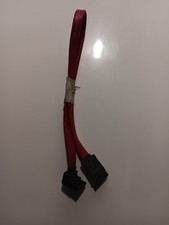 sata 3 cable 12" red right angle head