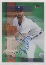 2016 Topps Finest Auto Green Refractor /99 Daniel Norris #FA-DN Auto iw7