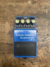 Used Boss Compression Sustainer CS-3 Electric Guitar Effects Pedal