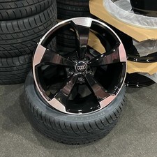 18" Audi New RS3 Style Black alloy wheels & 245/40/18 tyres for Audi A4 B8
