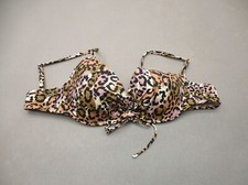 34C SHADE SHORE Womens Multicolor Lined Underwire Back Closure Bikini Top 5K
