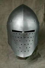 18 Gauge Steel Medieval Combat Bascinet Helmet Griffon PG023 Custom SCA HNB