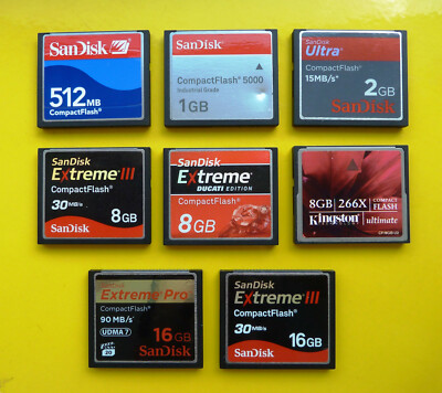 SanDisk 48 256 512 MB 4 8 16 32 64 128 GB Ultra II Extreme Pro CompactFlash CF
