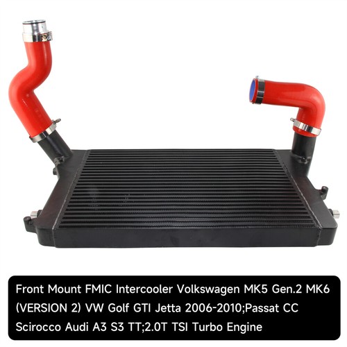 FMIC Turbo Intercooler Kit Rouge Pour Vw Golf GTI JETTA 0610 2.0T MK5