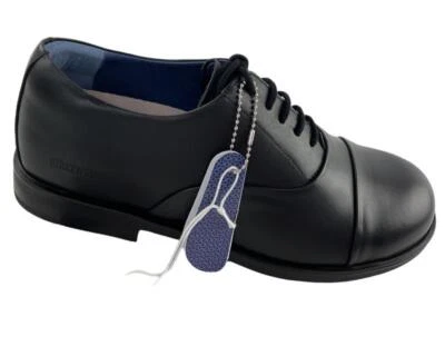 Birkenstock Herren Halbschuhe DALEN 1017777 Schwarz Leder Normale Weite