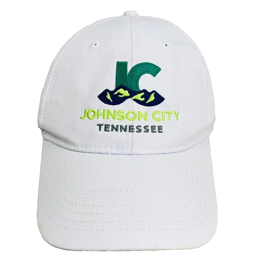 Johnson City Tennessee Baseball Hat Cap Adjustable White Outdoor Cap Embroidered