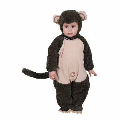 Toddler Monkey Costume - Brown Monkey Dress Up For Babies By Dress Up America