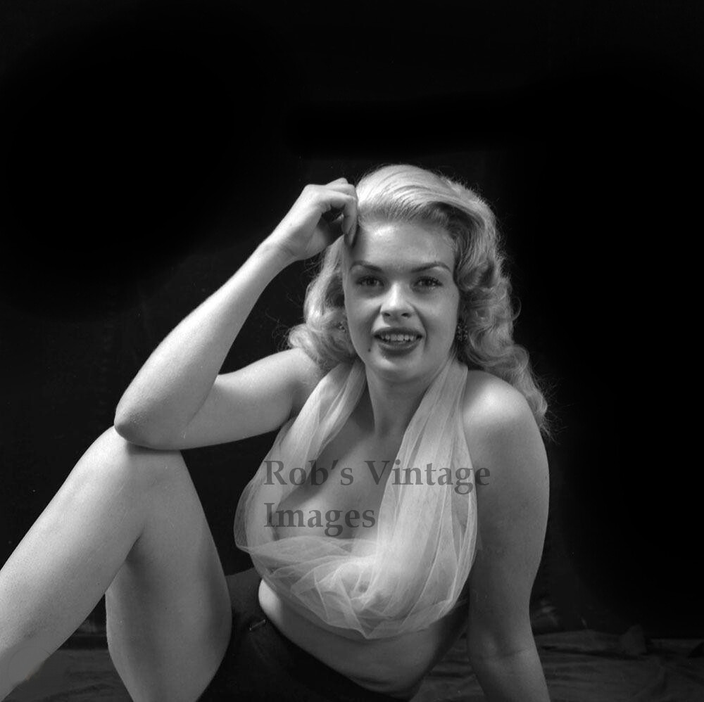 Jayne Mansfield BULLET BRA MAMA photo 3 Retro 1940 1950s Sweater Gal  8.5x8.5 | eBay