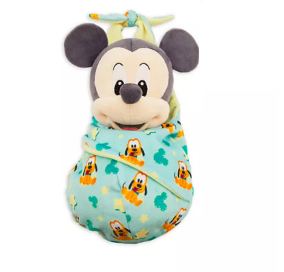 Disney Store Authentic Mickey Mouse kleines weiches Plüschtier im Beutel. Disney Baby