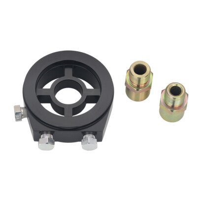 #ad #ad M20 X 1.5 Oil Pressure Gauge Filter Sandwich Adapter Plate Sensor 1 8 NPT Black $28.55