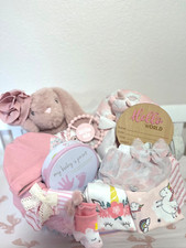baby shower gift basket, baby basket gifts, baby girl gift basket
