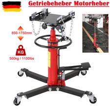 Verda Getriebeheber 600kg Hydraulisch - Motorheber Mit 4 Rollen | 118-198cm Höhenverstellbar