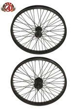 Cuscinetto sigillato BMX 20" x 2.125 lega nera cerchio 48 razze, anteriore o posteriore 9T cog.