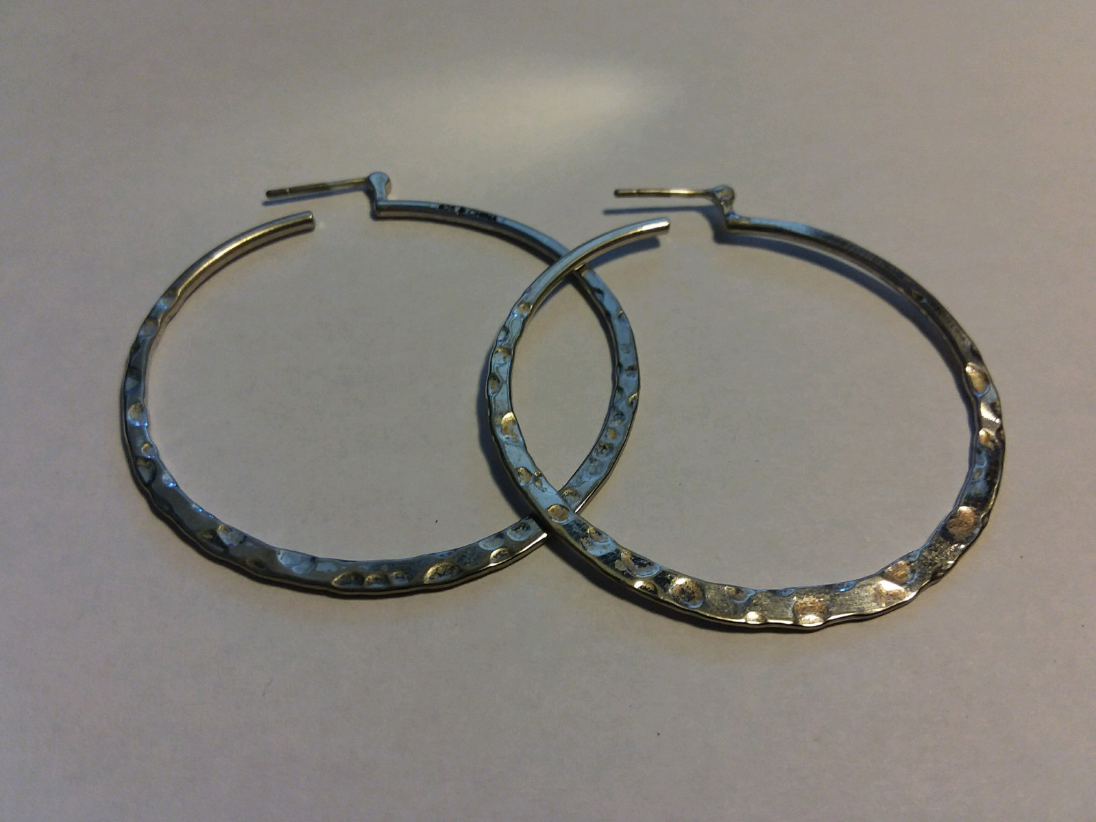 SILPADA HAMMERED BANGLE EARPOSTS, .925, RETIRED (… - image 2