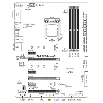 TPM 2.0 Sicherheitsmodul SPI 12Pin/LPC 14/20Pin für GIGABYTE GC-TPM20 Plattforms