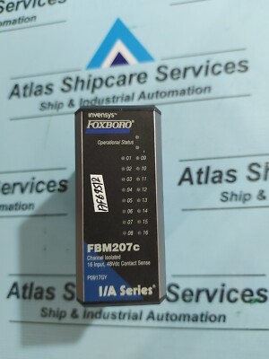 Foxboro Invensys Fbm207C P0917Gy Kanalisoliert 16 Eingänge 48VDC Kontakt Sensor