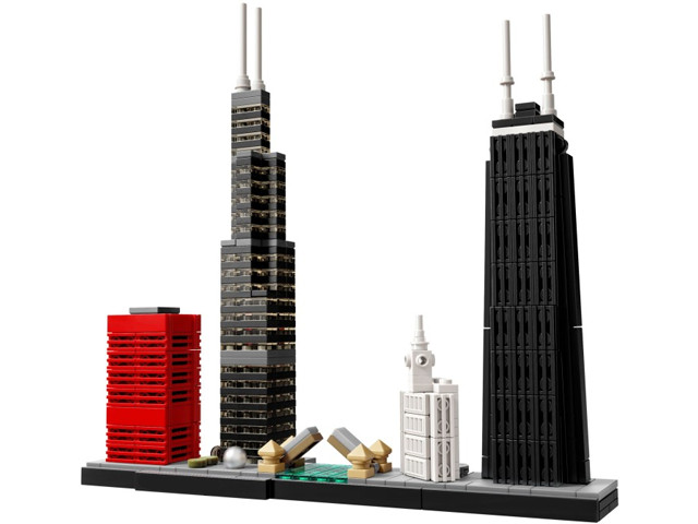 LEGO Architecture Chicago 21033 NEW PARTS - 99.99% Complete