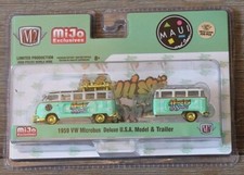 VW T1 Microbus DeLuxe USA Model & Trailer Maui & Son Limitiert 250 Stück Rarität