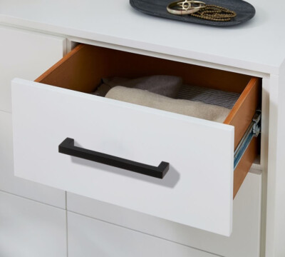 STG Solid Kitchen Cabinet Square Pull Handles With 8/32X1'' Screws