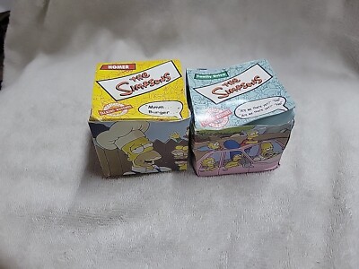 Set of 2 The Simpsons Talking Watches: Homer,  Family Drive. New In Boxes
