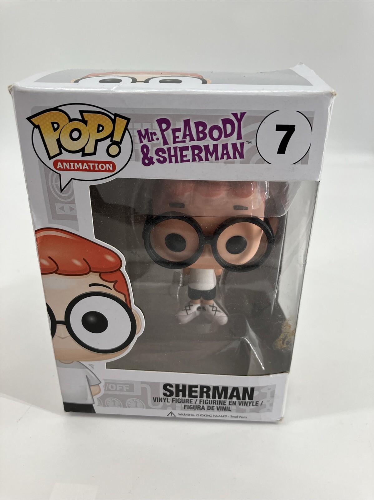 Sherman From Mr. Peabody And Sherman Pop! Animation #7 By Funko 2014 - Vaulted