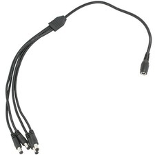 18Awg Gauge DC Power Supply Splitter Cable for 12v 24v LED Light Security Camera