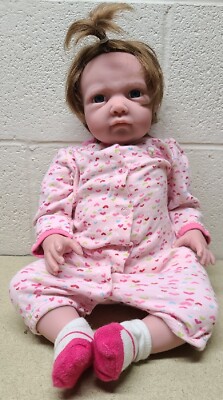 Reborn baby girl doll, limited sold out edition 