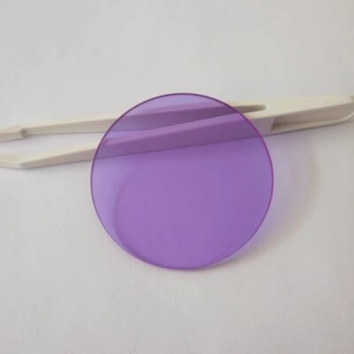 1PC Praseodymium Neodymium Glass Filter PNB586 Wavelength Calibration Glass BG20