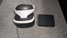 Sony PlayStation 4 VR Headset W/ Processor Unit Tested Working READ!