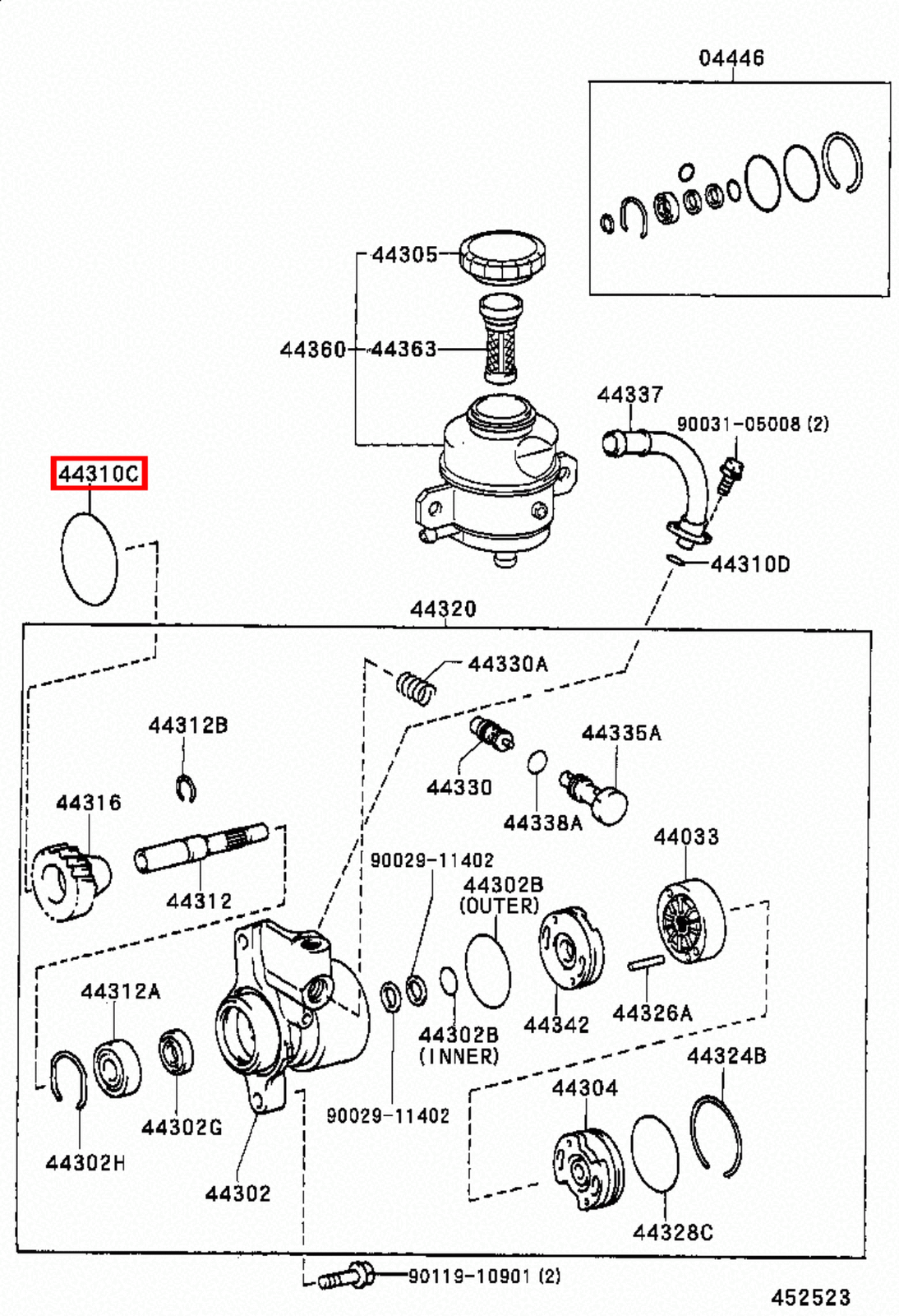 genuine-coaster-hzb70-hzb56-hzb50-hzb46-1hz-power-steering-pump-o-ring