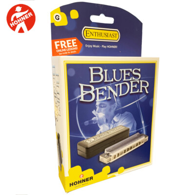 Hohner M586BX-G Blues Bender P.A.C Professional Harmonica Key of G