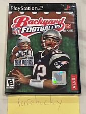 Backyard Football '09 w/Tom Brady (PS2 Playstation 2) NEW SEALED Y-FOLD!