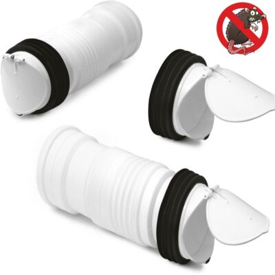 RATTENSCHUTZKLAPPE RATTENSTOP RATTENKLAPPE WC NACHRÜSTEN DN 110-100-90 RATTEN 