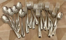 Oneida SAND DUNE Glossy Fork & Spoon Sets Stainless, Choice