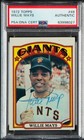 WILLIE MAYS SIGNED AUTO AUTOGRAPH 1972 TOPPS #49 BASEBALL CARD SF GIANTS PSA/DNA