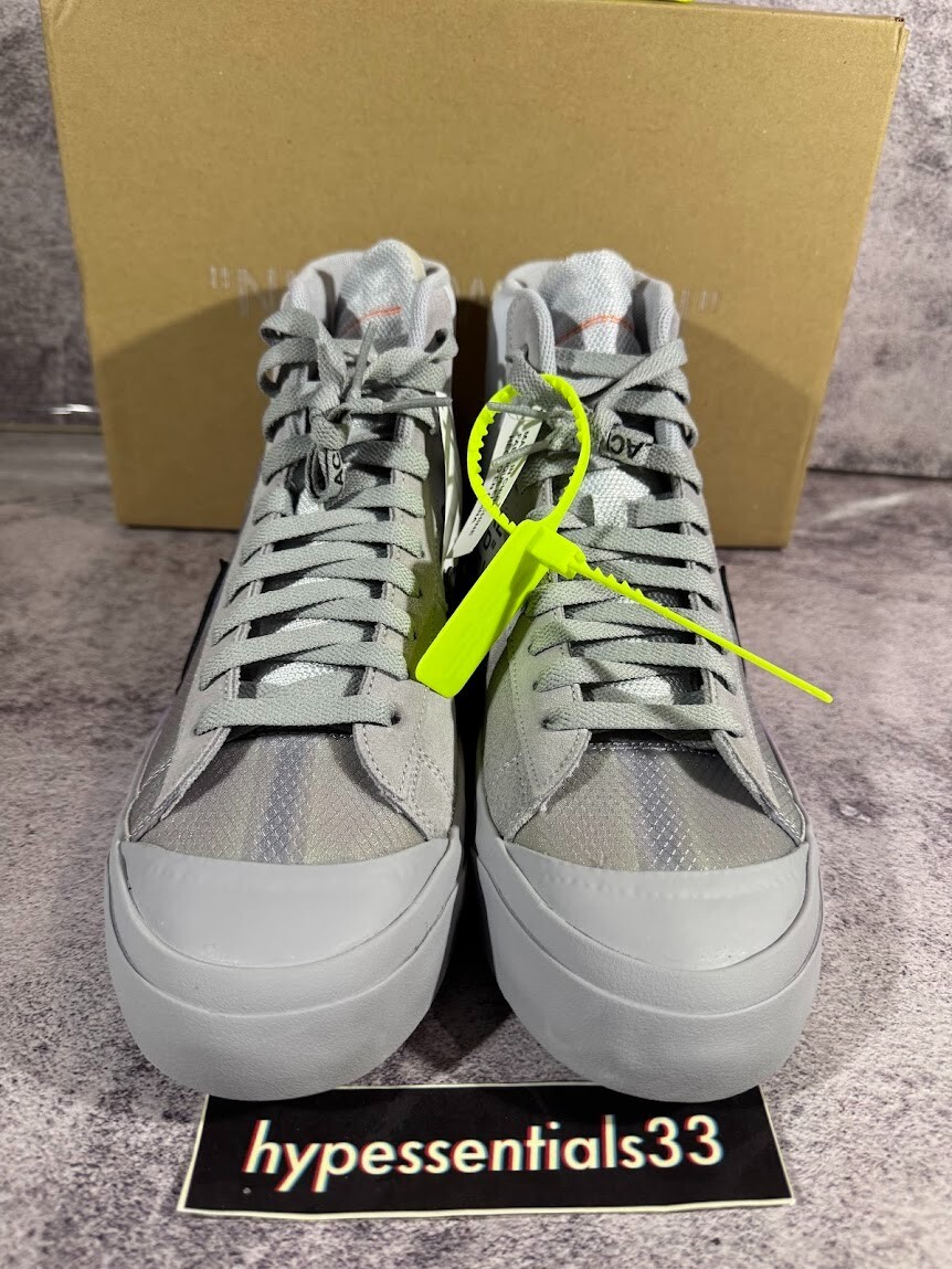 OFF WHITE X NIKE The 10: Nike Blazer Mid x Serena Williams × Off White AA3832 002 taglia 10M nuovo con scatola DS