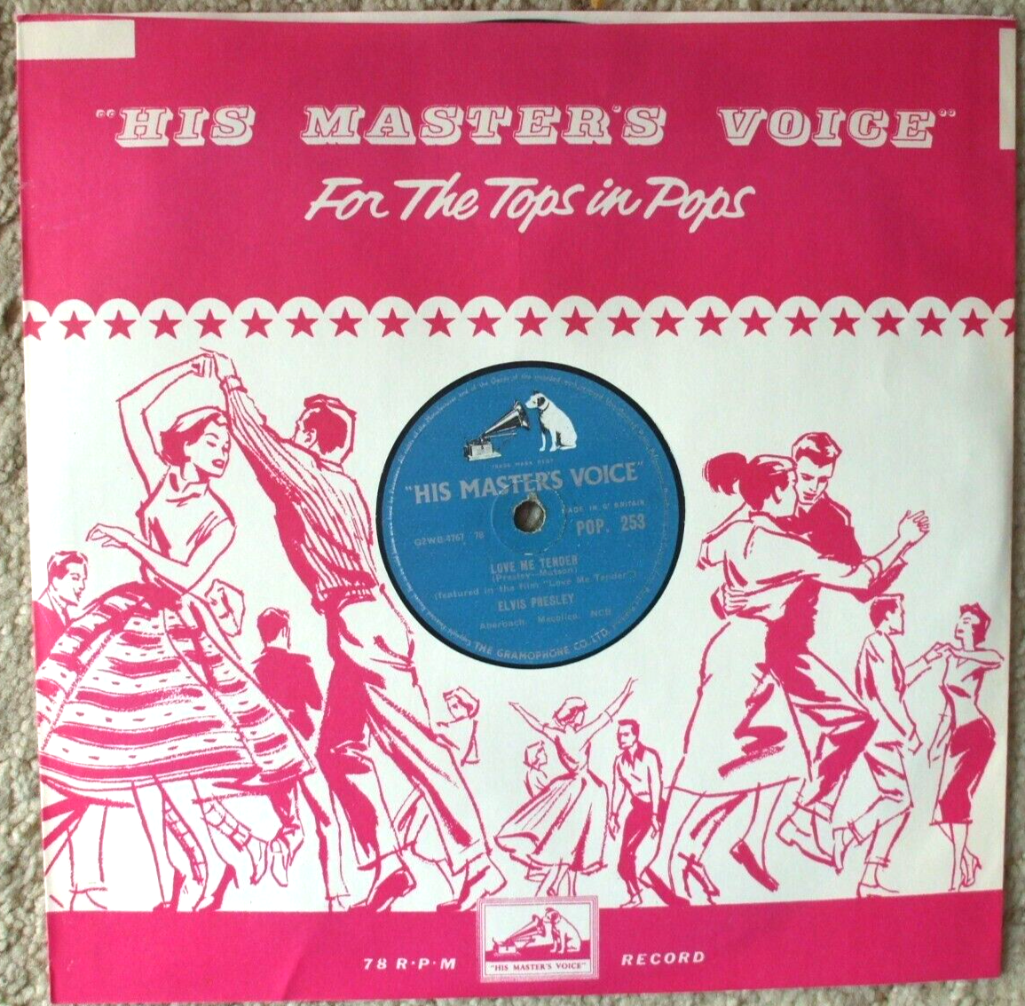 ELVIS PRESLEY - LOVE ME TENDER オリジナル78 ELVIS PRESLEY 78 RPM - Love Me Tender / Any Way You Want Me - HMV