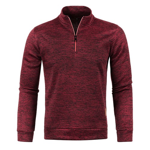 Mens Pullover Jumper Blouse Sweater Top Winter Warm Long Sleeve High Neck Casual - Picture 20 of 26