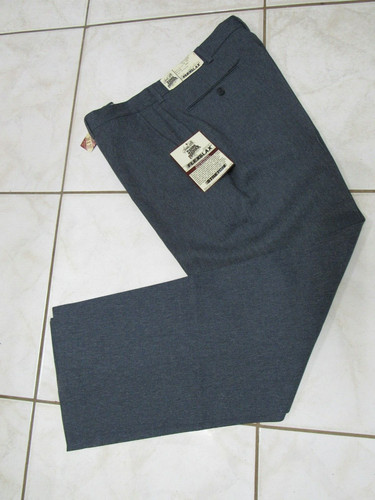 Sears Roebuck, Sears Roebuck Vintage Flexslax Blue Tone Pants Polyester Mens 36 x 30 USA Made