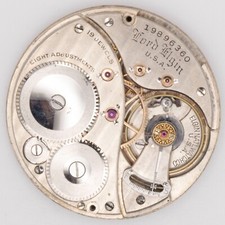Elgin Grade 439 Model 4 12-Size 19-Jewel 8-Adj Antique Pocket Watch Movement