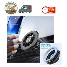 Secure 360  Magnetic Car Phone Holder - Easy Installation for Hands-Free Driving