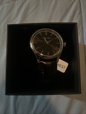 NINE WEST Bold Jasper Men's Watch  Genuine Leather Water Resistant NEW 