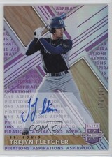 2019 Panini Elite Extra Edition Aspirations Purple /100 Trejyn Fletcher Auto r9d