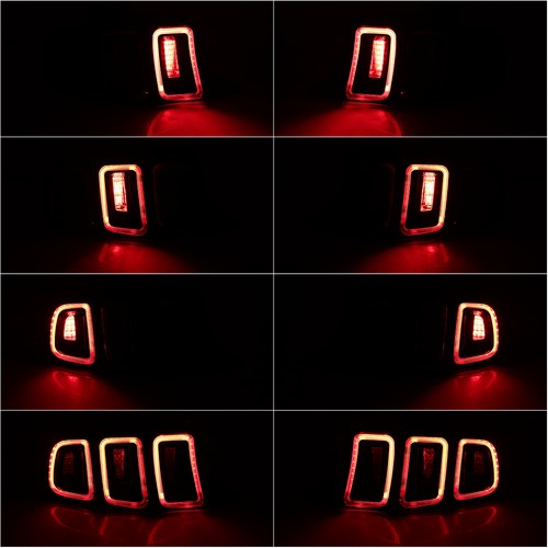 Pair For 2010-2014 Ford Mustang Left&Right Side Full LED Tail Lights Brake Lamps - Picture 3 of 19